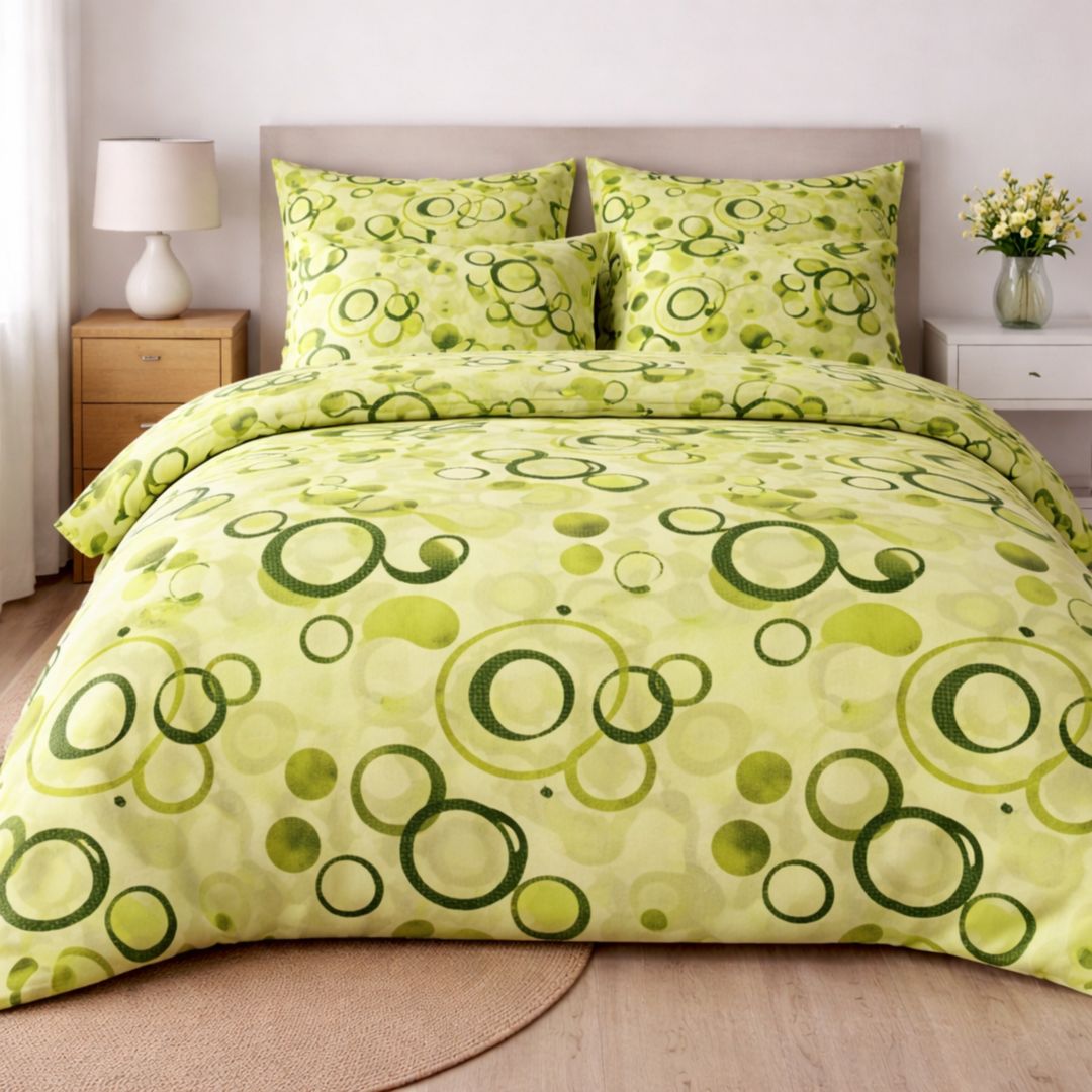 Lenjerie de Pat 100% Bumbac - doua persoane, LB8
