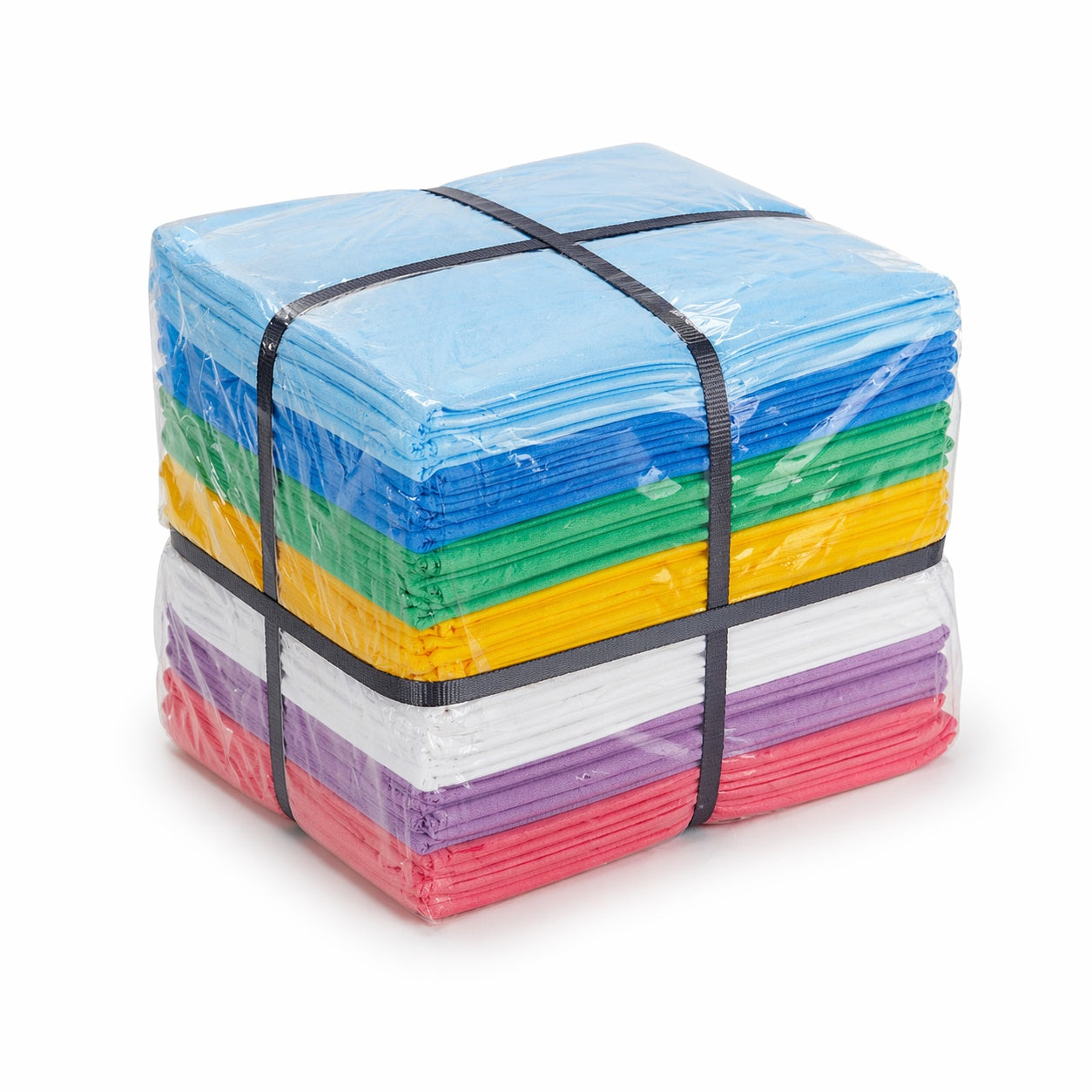 Lavete bumbac colorate, set 100 de buc.