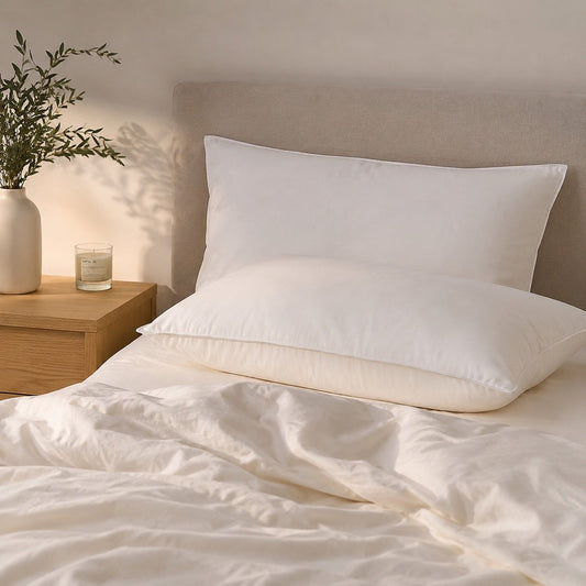 Perna Premium cu Puf de Gâscă 100% – Confort Natural pentru un Somn Odihnitor