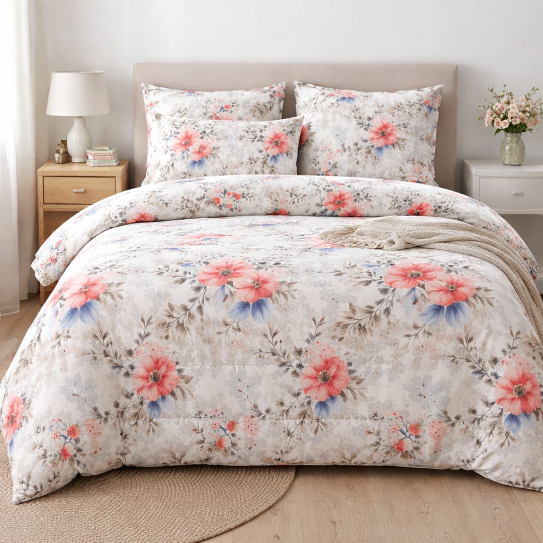 Lenjerie de Pat Polycotton Satinat - doua persoane, LP12