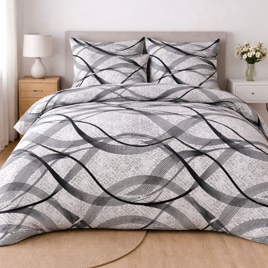 Lenjerie de Pat 100% Bumbac  - doua persoane, LB6