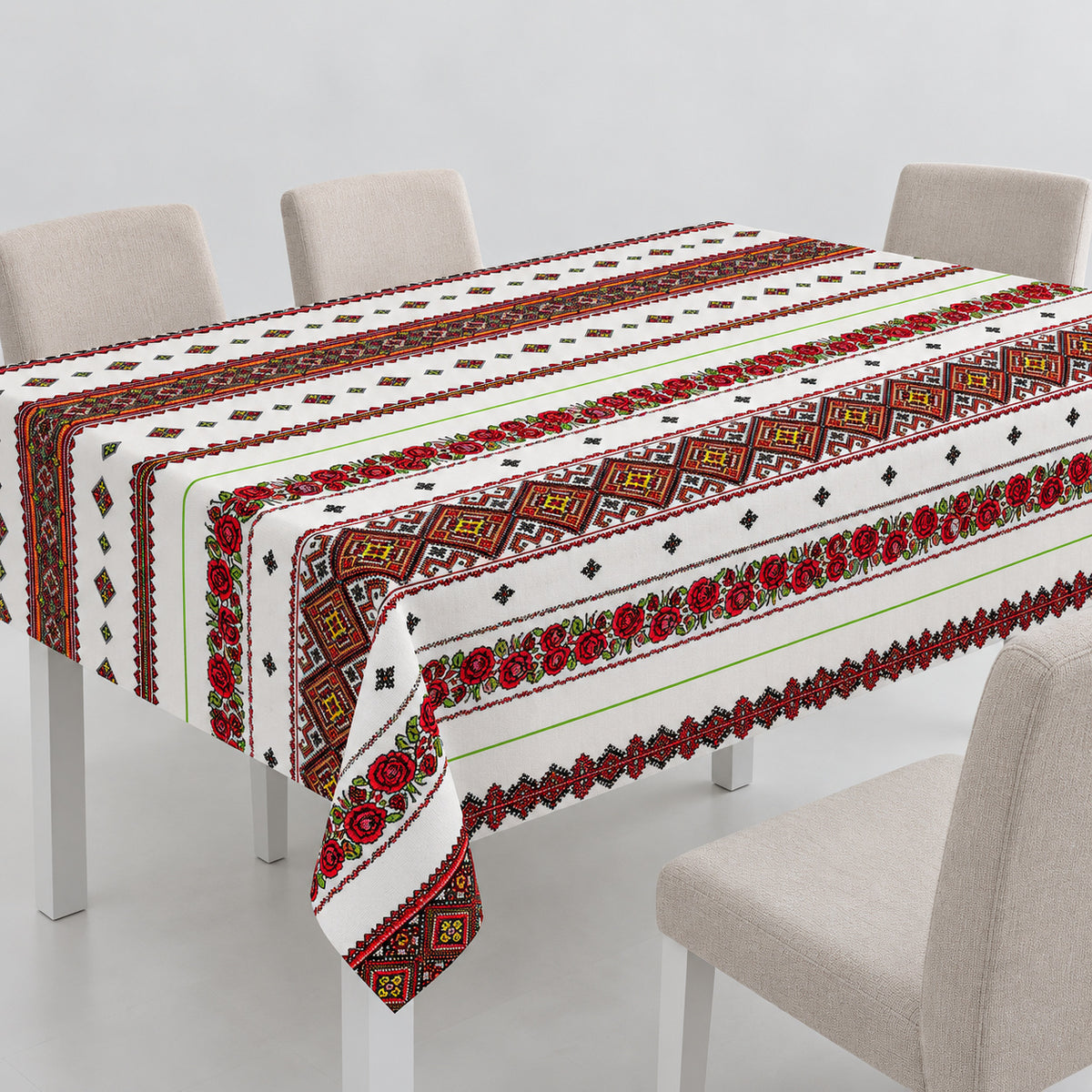 Față de masă traditionala imprimată, FTI6