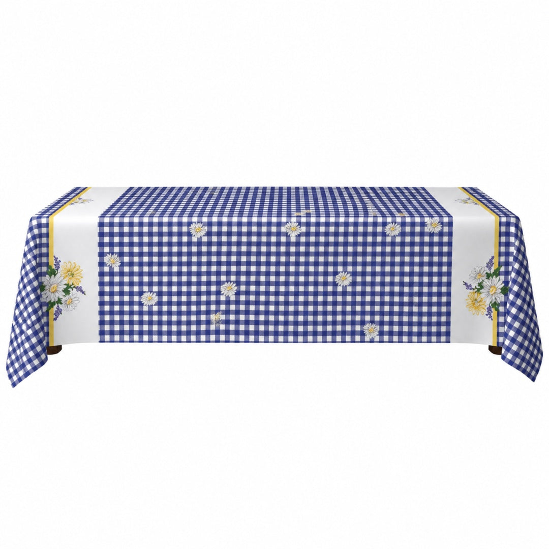 Față de masă carouri, Albastru, Motiv traditional