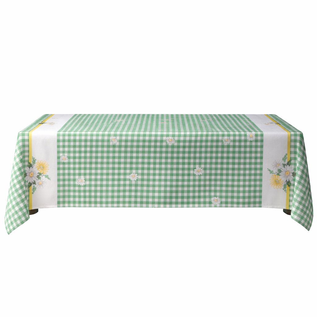 Față de masă carouri, Verde, Motiv traditional