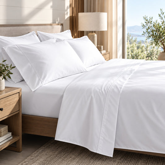 Pachet 5 Lenjerii Hotel Single Percale Imperium