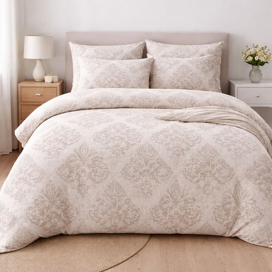 Lenjerie de Pat Polycotton Satinat  - doua persoane, LP14