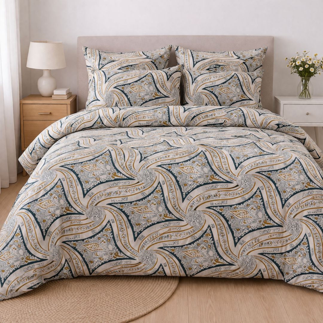 Lenjerie de Pat Polycotton Satinat  - doua persoane, LP20