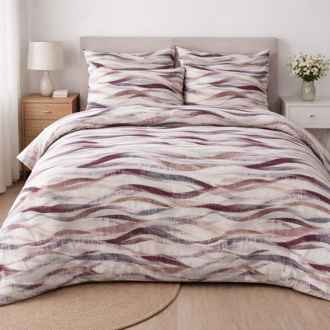 Lenjerie de Pat Polycotton Satinat  - doua persoane, LP19