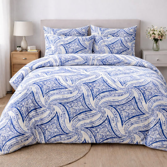 Lenjerie de Pat Polycotton Satinat  - doua persoane, LP16